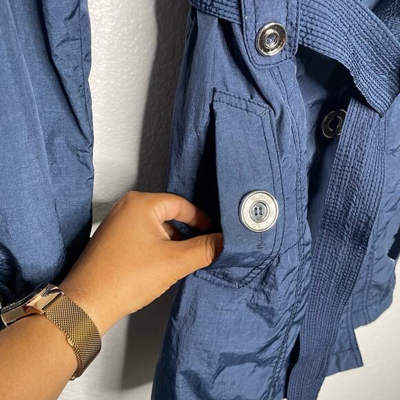 Laundry by Shelli Segal Womens Jacket Size XS Blue Button Front Long Sleeve - Picture 16 of 16